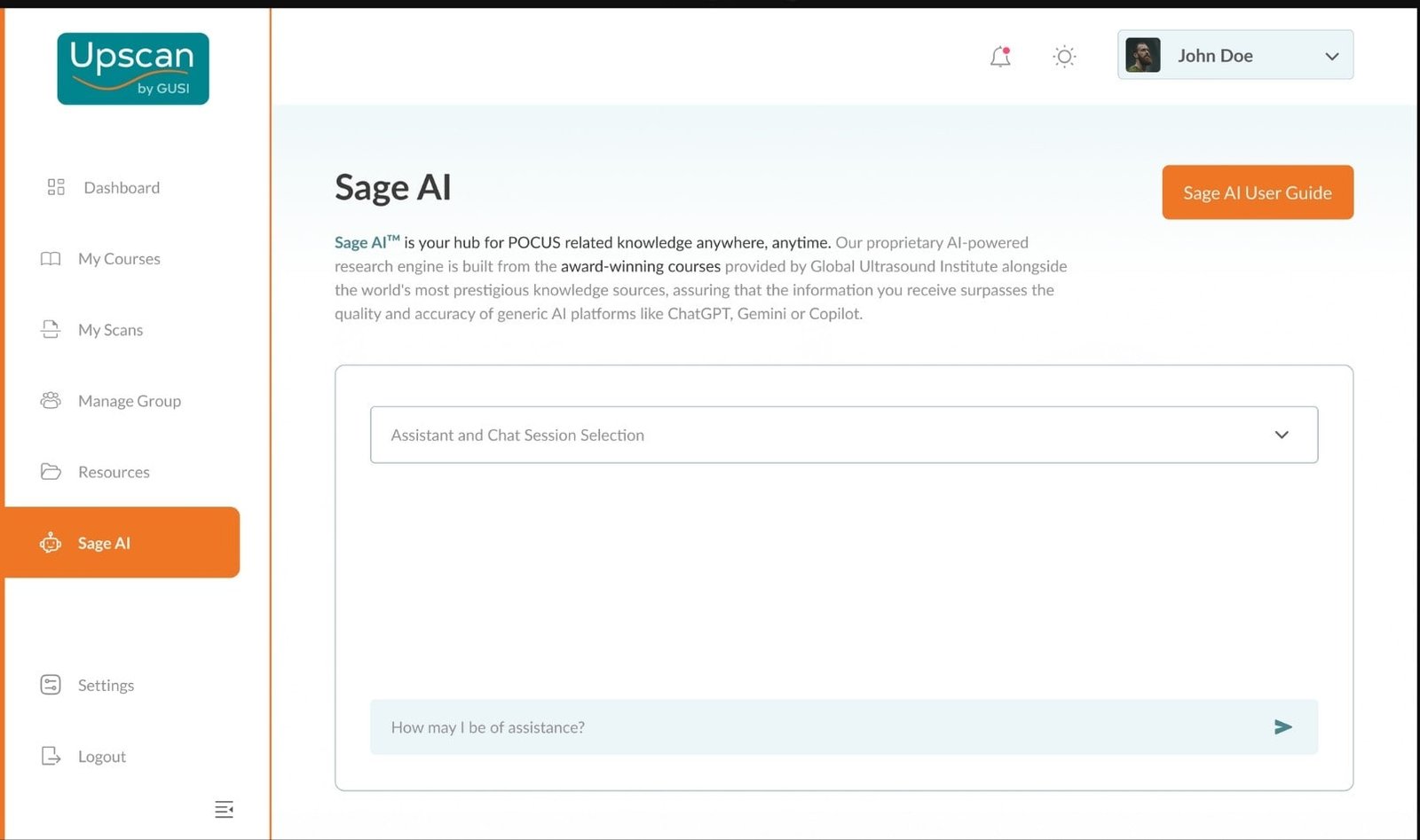 Sage AI™ Ultrasound Assistant
